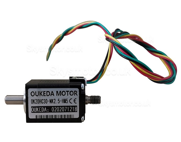 Oukeda Hollow Shaft NEMA8 Stepper Motor SMCU002939 1.8 Deg 1.8Ncm for Placement Machine